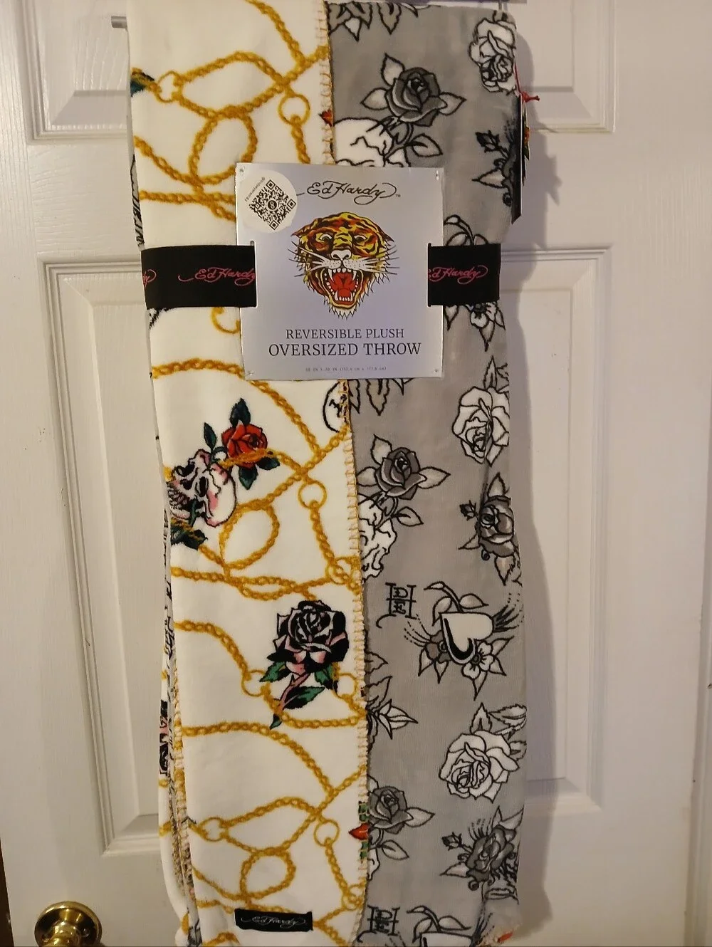Ed Hardy reversible plush